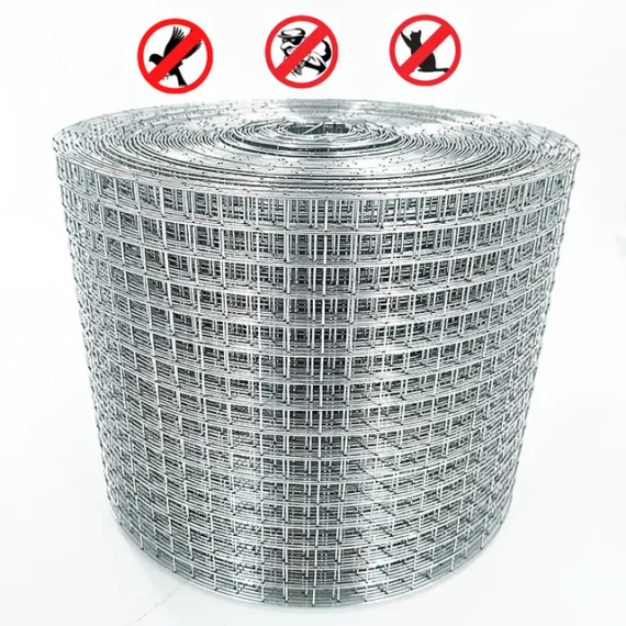 30m Silver Galvanised Wire Mesh for Solar Pest Control Proofing