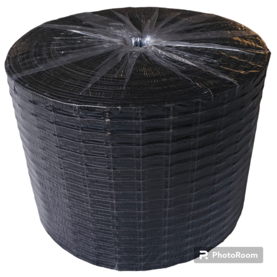 30m Black Galvanised PVC-Coated Wire Mesh for Solar Pest Control Proofing