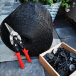 30m Black Galvanised PVC-Coated Wire Mesh for Solar Pest Control Proofing